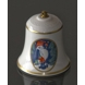 Rorstrand Christmas bell, motif no. 21 and 22, set of two