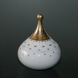 Jar, Rosenthal, studio-linie, white with gold