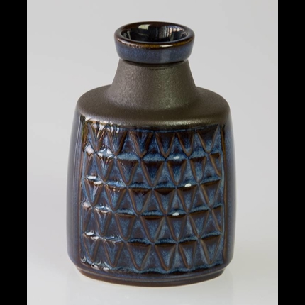 Blaue Søholm Vase Nr. 3322, 13,5 cm