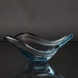 Fionia dish, Holmegaard Per Lutken , glass Smoke