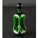 Holmegaard Green Glug-bottle with Lid, glass