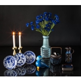 Blue Soholm vase no. 3407, 29cm