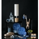 Heart Vase, Per Lutken Holmegaard, glass blue