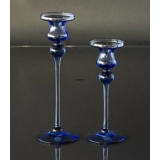 Holmegaard Cassiopeia Candlesticks, Blue, Medium
