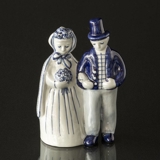 Figurine of bridal couple, ceramics, Søholm No. 785