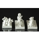 RC figures no. 12245, 12246 and 12247, Neptune - North Sea, Sea nymphs, playing the trumpet, Mermaid - The Baltic Sea