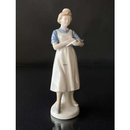 Krankenschwester Figur, Höhe 24 cm