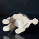 Pudelhund, entworfen und hergestellt von der Keramikerin Elise Glaffey.