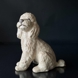 Pudelhund, entworfen und hergestellt von der Keramikerin Elise Glaffey.