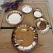 Cohr Denmark Atla sølv glasbakke, 8 cm, med brugsspor