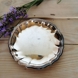Cohr Denmark sølv glasbakke, 13 cm, med brugsspor