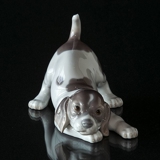 Lladro playing puppy, figurine of dog