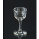 Schnapps glass with carvings