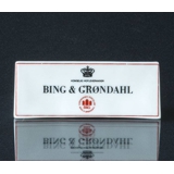 Bing & Grøndahl skilt,