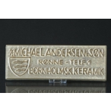 Michael Andersen Bornholm Ceramics sign