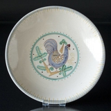 Stort bordfad Hjorth keramik med Hane