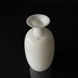 Hvid vase (ligner Melody vasen dog uden dekoration), Holmegaard glas
