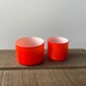 Holmegaard Orange Palet flødekande Design Michael Bang