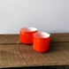 Holmegaard Orange Palet flødekande Design Michael Bang