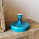 Holmegaard Blau Palette Kerzenhalter ohne Boden Design Michael Bang