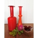 Holmegaard Rød Palet vase Design Michael Bang