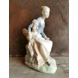 Figurine of girl with Rooster, marked no. 243