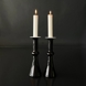 Holmegaard H.G PALET Vase / candlestick black/white Design Michael Bang