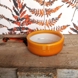Holmegaard Caramel Palette Bowl with handle (large), Design Michael Bang