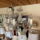 Vintage Chandelier with Crystals 5-arms