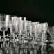 Weingläser aus Vintage-Kristall Trinkgläser SET insgesamt 58 Stück