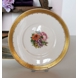 Royal Copenhagen Tellerset, Variation von Goldkorb mit Blumen - 6 Kuchenteller und 1 Servierplatte