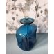 Holmegaard Blaue Glug-Flasche mit Pfropfen, Glas