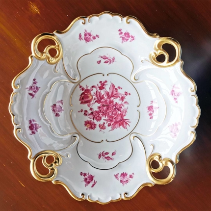 Porzellanschale von JL Menau Graf von Henneberg