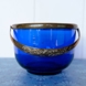 Holmegaard / Royal Copenhagen Glasschale, blau