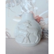 Michael Andersen Vase mit Reh, weiße Keramik