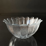 Holmegaard SW bowl, Clear glass, 18 cm