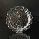 Holmegaard SW isasiet, Klar glas, 19 cm