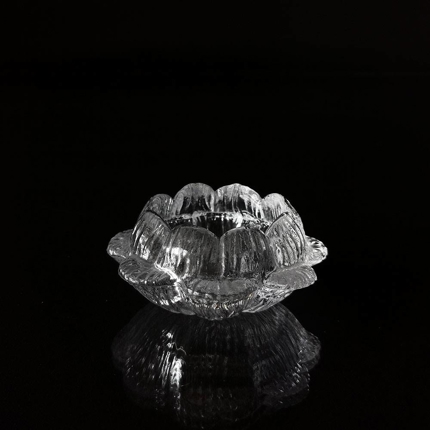 Holmegaard Gießkanne Kerzenhalter, Klar Glas, 10 cm