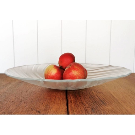 Holmegaard Garni skål, klar glas, 17 cm