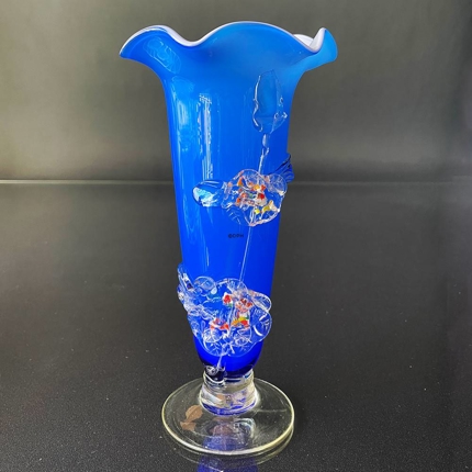 Blå Tivoli vase 22 cm