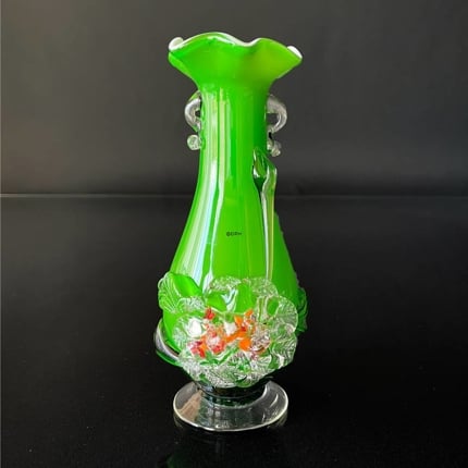 Grün Tivoli Vase, 21 cm