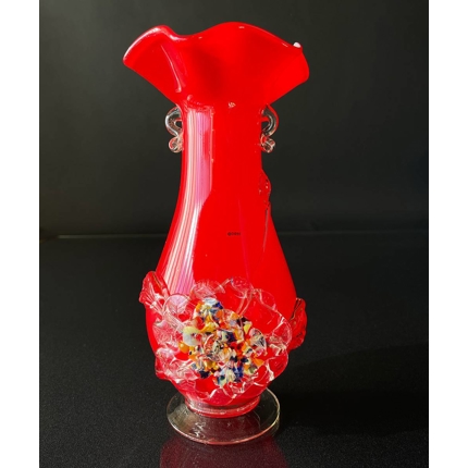 Red Tivoli Vase, 23 cm