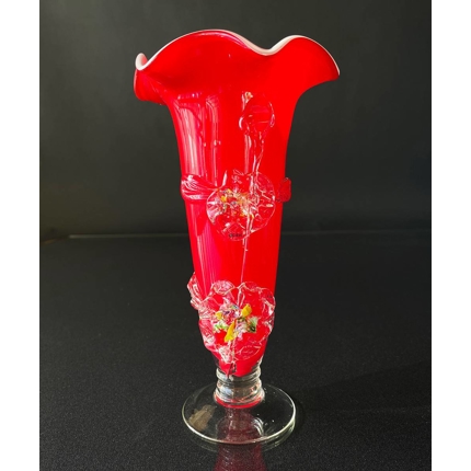 Red Tivoli Vase, 22 cm