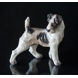 Wire Fox Terrier Standing Dahl Jensen Figurine No. 1001