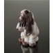 Dahl Jensen sitting dog figurine, Basset Hound, 14,5 cm