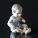 Boy, baby sitting, Dahl Jensen Figurine No. 1105