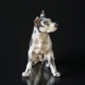 Dahl Jensen Hunde figur, siddende Grand Danois, nr. 1128