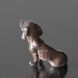 Hund, Grævlingehund, mignon Dahl Jensen Mini figur nr. 1131