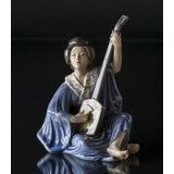 Japanese woman, Geisha, Dahl Jensen Figurine No. 1155