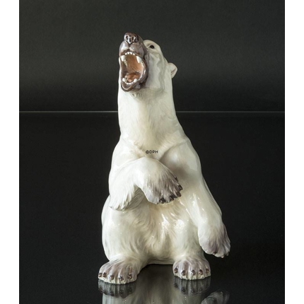 Polar Bear standing figurine Dahl Jensen Figurine No. 1157